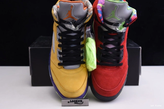 1st Kicks Shoes CZ5725-700 The Retro What Jordan 5 0701